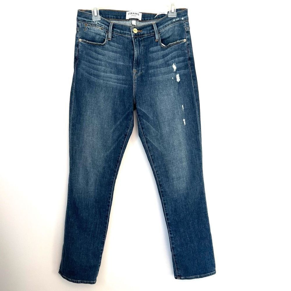 Frame Le High Straight Jeans